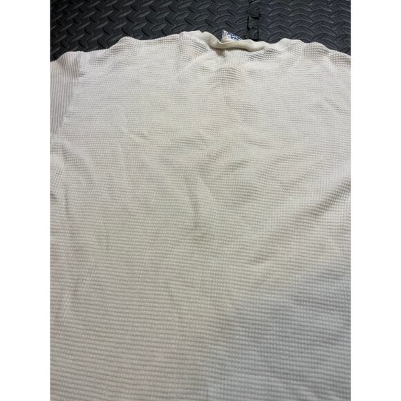 Vintage 80s 90s Sea‎ World Thermal Waffle Knit Shirt Conserve Thru Education - Picture 7 of 10